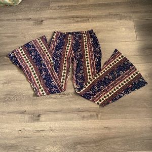 Stretch funky bell bottom pants Size XL